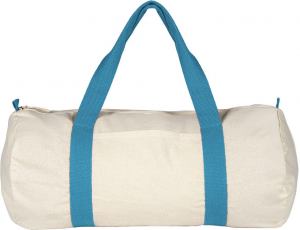 TEAM, sportska torba od pamuka, 180 g/m2, tirkizno plava; šifra artikla: 34.748.26