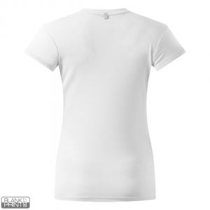 TEE LADY, ženska sportska majica kratkih rukava, 100 g/m2, bela; šifra artikla: 50.042.90