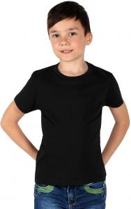 TERRA KID, dečja majica od organskog pamuka, 150g/m2, crna; šifra artikla: 50.072.10