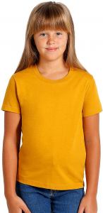 TERRA KID, dečja majica od organskog pamuka, 150g/m2, senf žuta; šifra artikla: 50.072.44