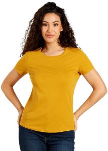 TERRA LADY, majica od organskog pamuka, 150g/m2, senf žuta; šifra artikla: 50.071.44