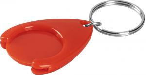 TOKEN, plastični privezak za ključeve, crveni; šifra artikla: 33.196.30