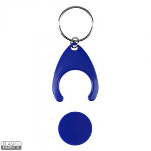 TOKEN, plastični privezak za ključeve, rojal plavi; šifra artikla: 33.196.23
