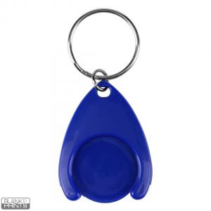 TOKEN, plastični privezak za ključeve, rojal plavi; šifra artikla: 33.196.23