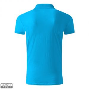 UNO, pamučna polo majica, 180 g/m2, tirkizno plava; šifra artikla: 50.038.26