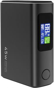 VIRTUS 10PD 45W, pomoćna baterija za laptop, 10.000 mah, 45w, tamno siva; šifra artikla: 38.221.11