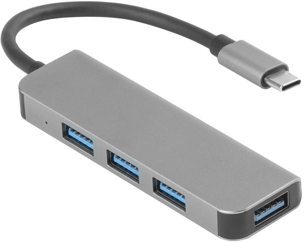 VOLT 4IN1, usb razdelnik sa 4 ulaza, tamno sivi; šifra artikla: 37.976.11