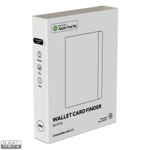 WALLET CARD FINDER, novčanik za kartice sa funkcijom lociranja, apple findmy, crni; šifra artikla: 38.137.10