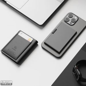 WALLET CARD FINDER, novčanik za kartice sa funkcijom lociranja, apple findmy, crni; šifra artikla: 38.137.10