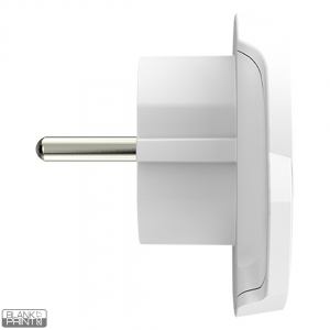 WORLD TO EUROPE, pojedinačni adapter, beli; šifra artikla: 38.197.90